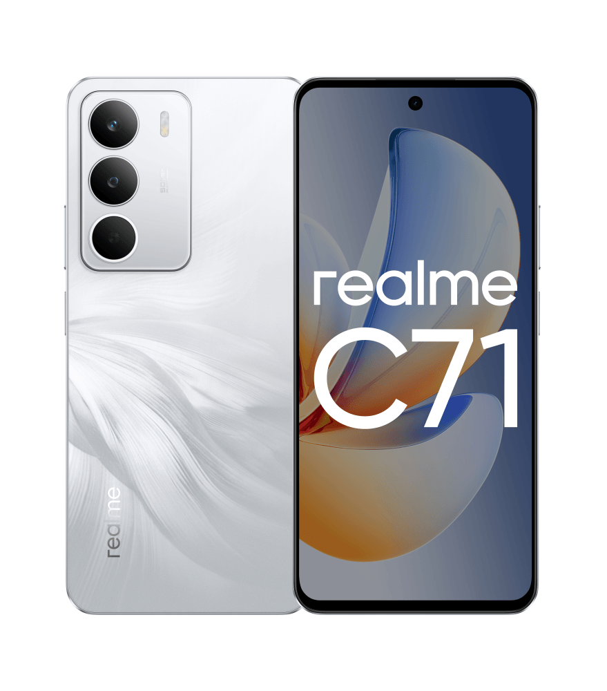 СМАРТФОН REALME RMX5303 (realme C71) 6+128 ГБ ЦВЕТ: БЕЛЫЙ